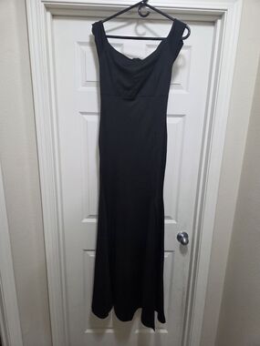 Elegant Black Women's Long Dress